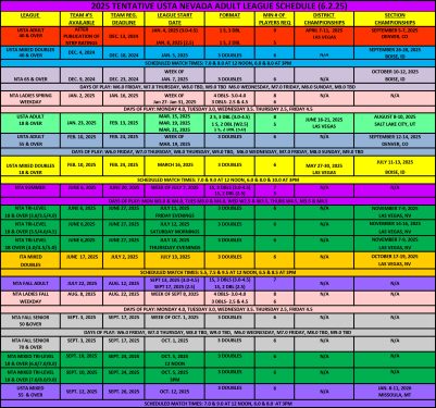 Visit the Adult Divisions & Schedule page