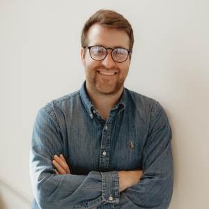 Justin Cerny smiling at the camera