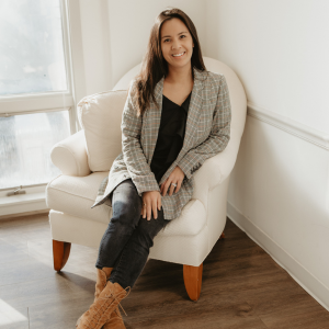 Cat Crisostomo smiling at the camera