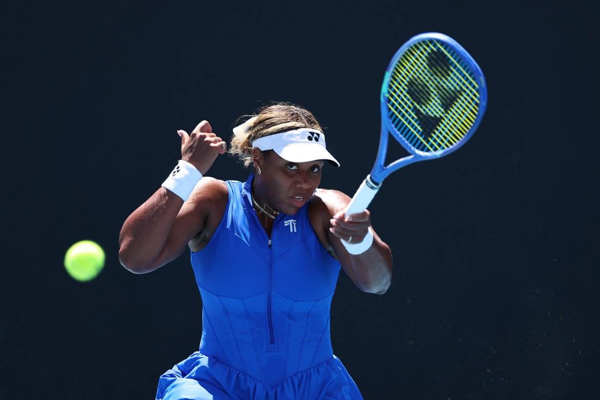 Taylor Townsend podczas meczu tenisowego w 2026 roku