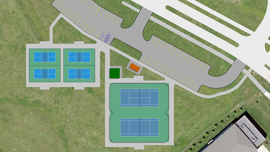 Two New Tennis Courts to be Constructed in Columbia