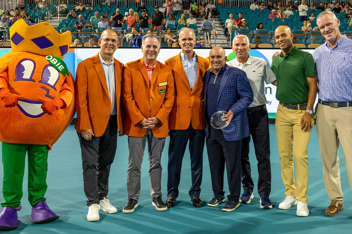 Harold Solomon inducted into the Orange Bowl Hall of Fame