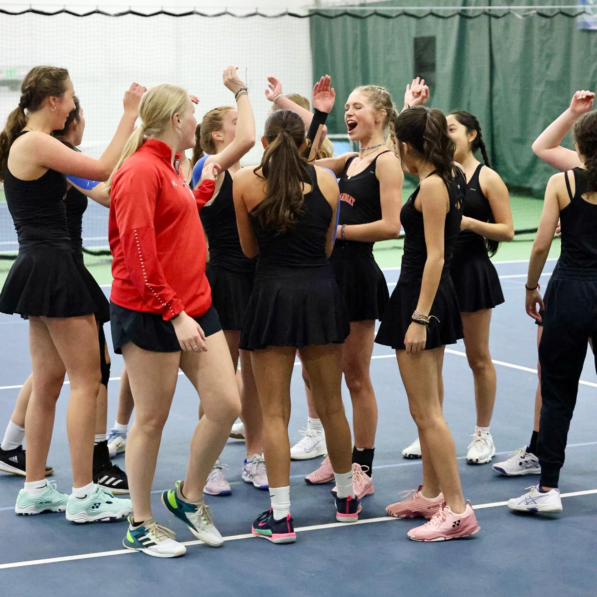 Public tennis courts pave way for high school play with graduation to